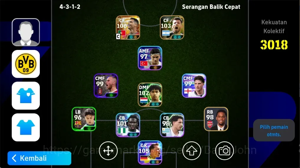 eFootball Accounts Legends & Iconic Players Android|PW 3018|BIGT Ronaldo,EPIC Aguero Rijkaard Shevchenko,Showtime Neuer 1