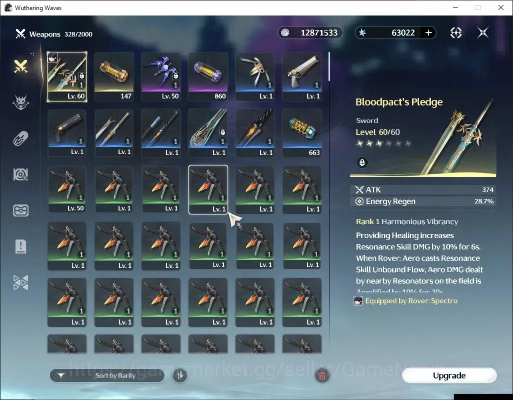 Wuthering Waves Accounts Mid-Game SEA |UL 46|Ready Gacha|63K Astrite+17 Radiant Tide,125 Lustrous Tide|DB Lvl 29|MC Male|Log 5