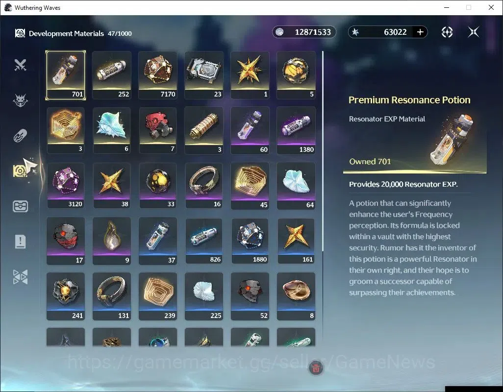 Wuthering Waves Accounts Mid-Game SEA |UL 46|Ready Gacha|63K Astrite+17 Radiant Tide,125 Lustrous Tide|DB Lvl 29|MC Male|Log 7