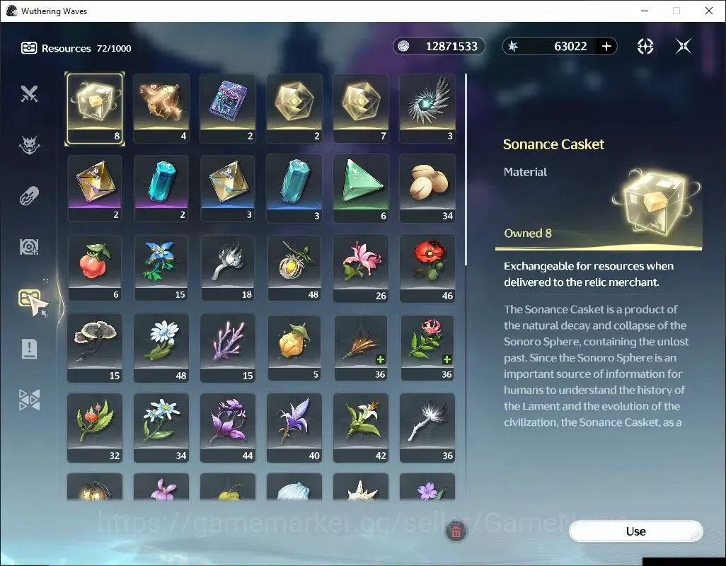 Wuthering Waves Accounts Mid-Game SEA |UL 46|Ready Gacha|63K Astrite+17 Radiant Tide,125 Lustrous Tide|DB Lvl 29|MC Male|Log 8
