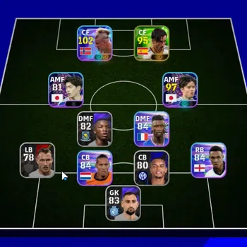 eFootball Accounts Legends & Iconic Players Android|Show Time Erling Haaland,Lionel Messi,Lamine Yamal,Steven