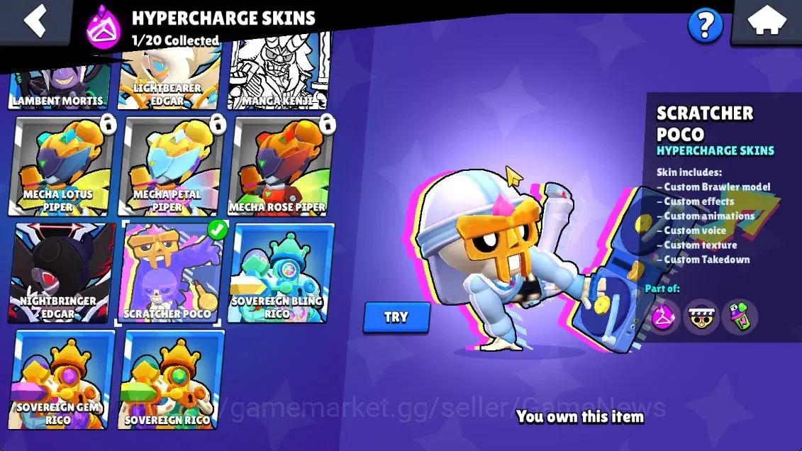 Brawl Stars Accounts 3806 Trophy|3,8K Bling|41 Brawlers 3 MaxLvl[Crow+F image 10