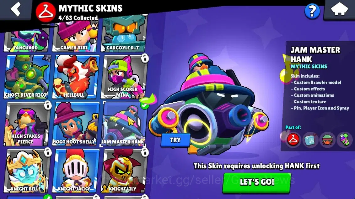 Brawl Stars Accounts 3806 Trophy|3,8K Bling|41 Brawlers 3 MaxLvl[Crow+F image 16