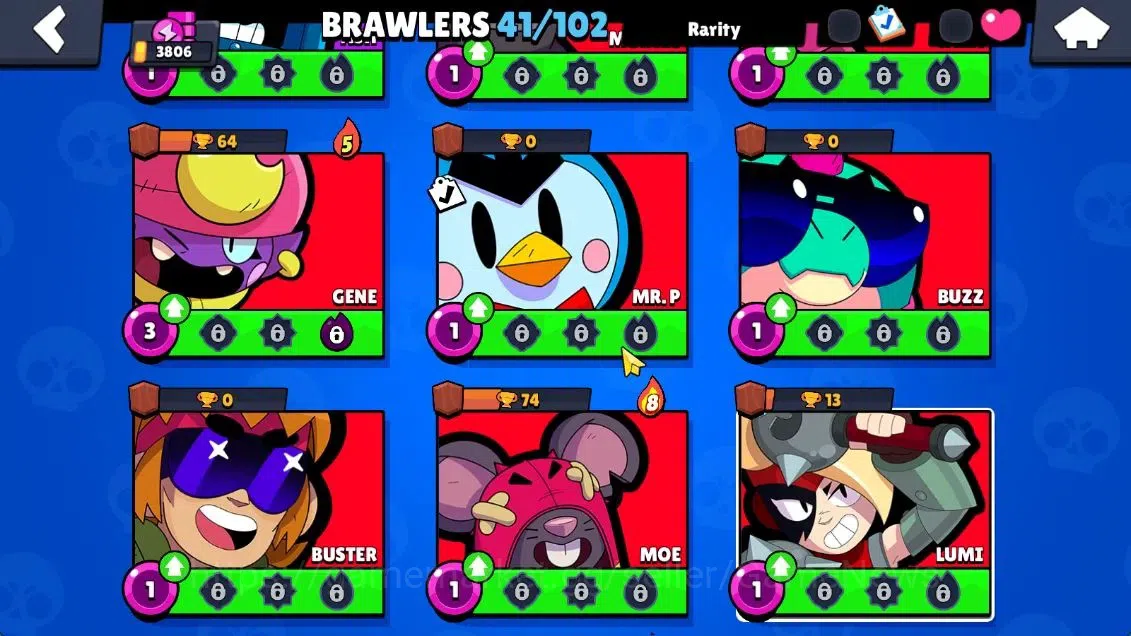 Brawl Stars Accounts 3806 Trophy|3,8K Bling|41 Brawlers 3 MaxLvl[Crow+F image 8
