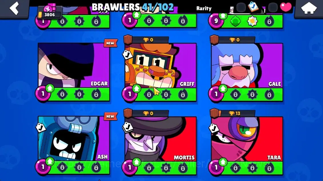 Brawl Stars Accounts 3806 Trophy|3,8K Bling|41 Brawlers 3 MaxLvl[Crow+F image 9