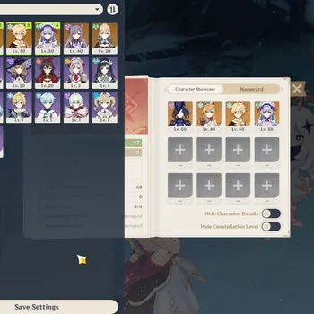 Genshin Impact Accounts Starter Asia|AR 27|2 Limited + 1(*5 Weapon)|Escoffier,Clorinde|Reuni On|All Unset|Male MC|Take