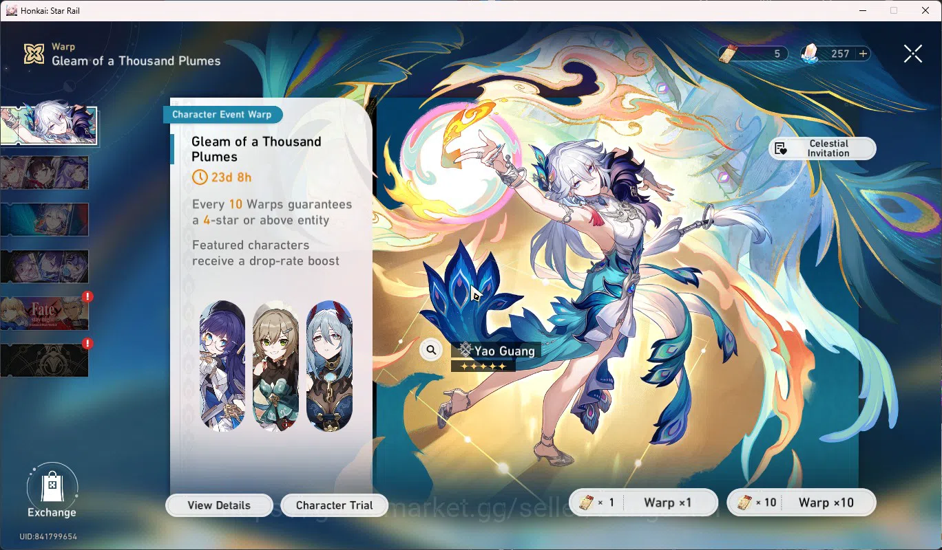 Honkai Star Rail Accounts ASIA TL65|6 Limit|Cyrene E4|Evernight|Aglaea|Dan H image 9