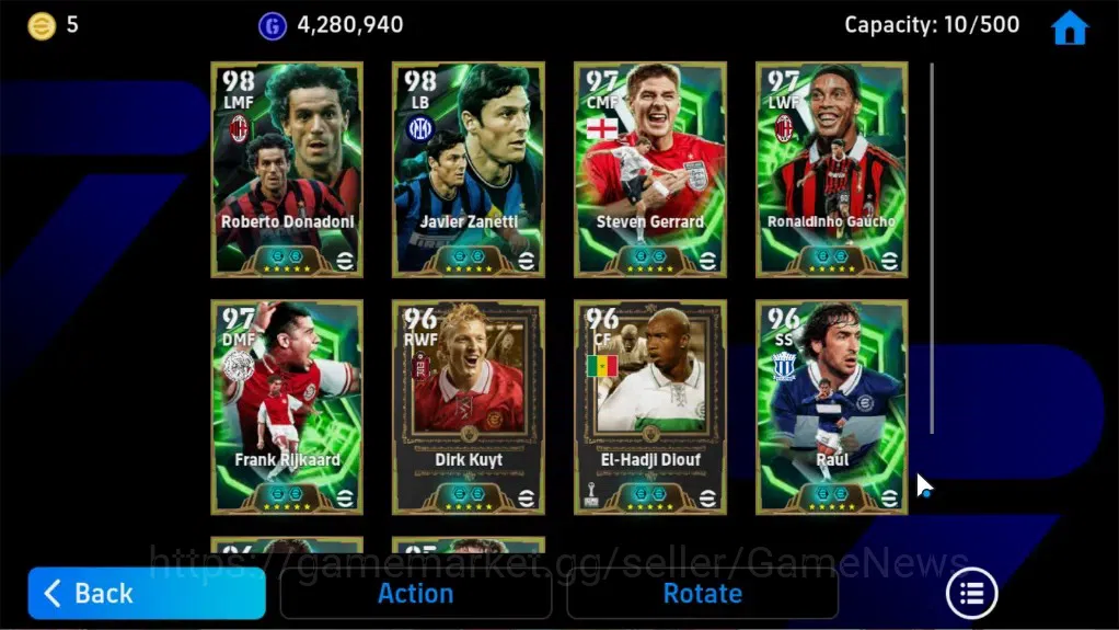 eFootball Accounts Android|BigTime Ibrahimovic,Epic Ronaldinho,Robert image 8