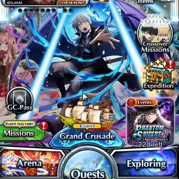 Grand Summoners Accounts End-Game Global|Rank 86|1 Sp Art|29 Ascend 14 TW|(Saitama,2x S Miyu,Chloe,DL