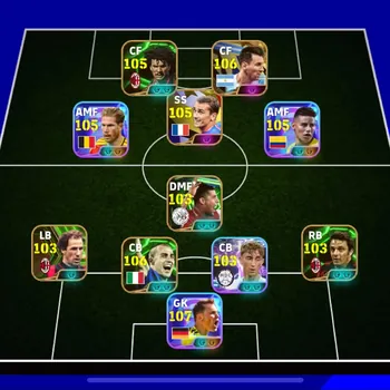 eFootball Accounts Legends & Iconic Players 18 MANAGER BOOSTER | COLECTIVE 3242+,RUUD GULLIT x BIGTIME LIONEL MESSI x