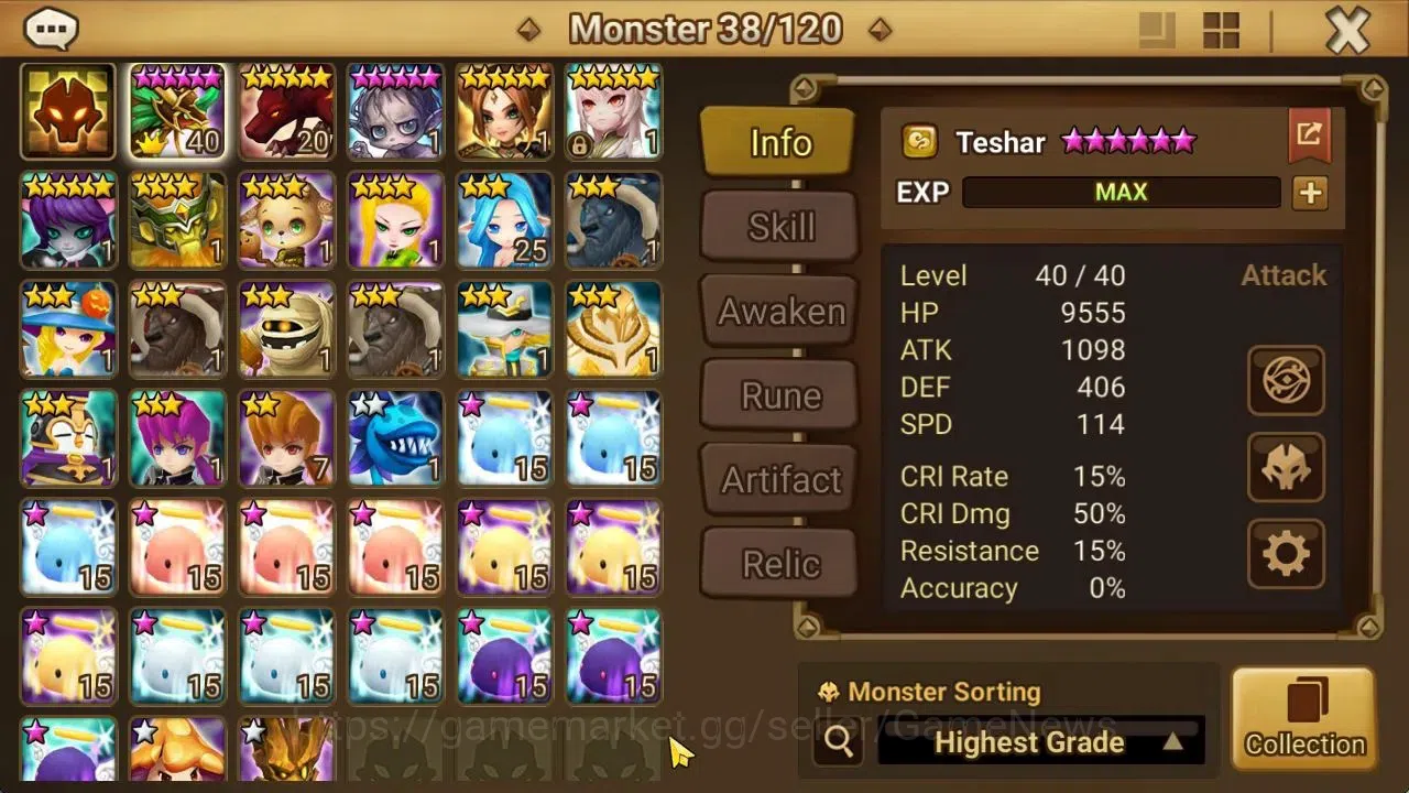 Summoners War: Sky Arena Accounts GLOBAL|Lv 25|Ready Gacha|120 12YSC,+ 160 11YSC + 3 image 10