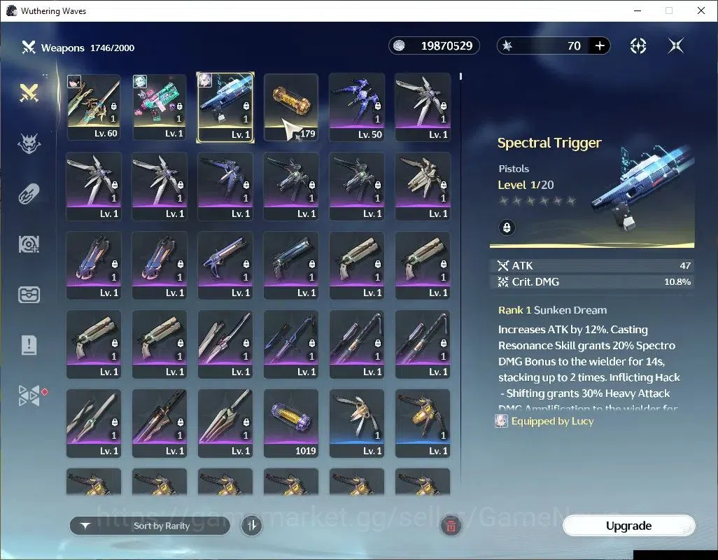 Wuthering Waves Accounts NA |UL 49|2 Limited| [Lucy RC 6, Rebecca] + Signat image 5