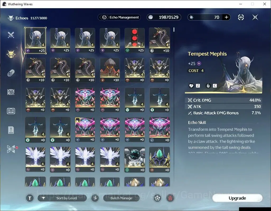 Wuthering Waves Accounts NA |UL 49|2 Limited| [Lucy RC 6, Rebecca] + Signat image 6