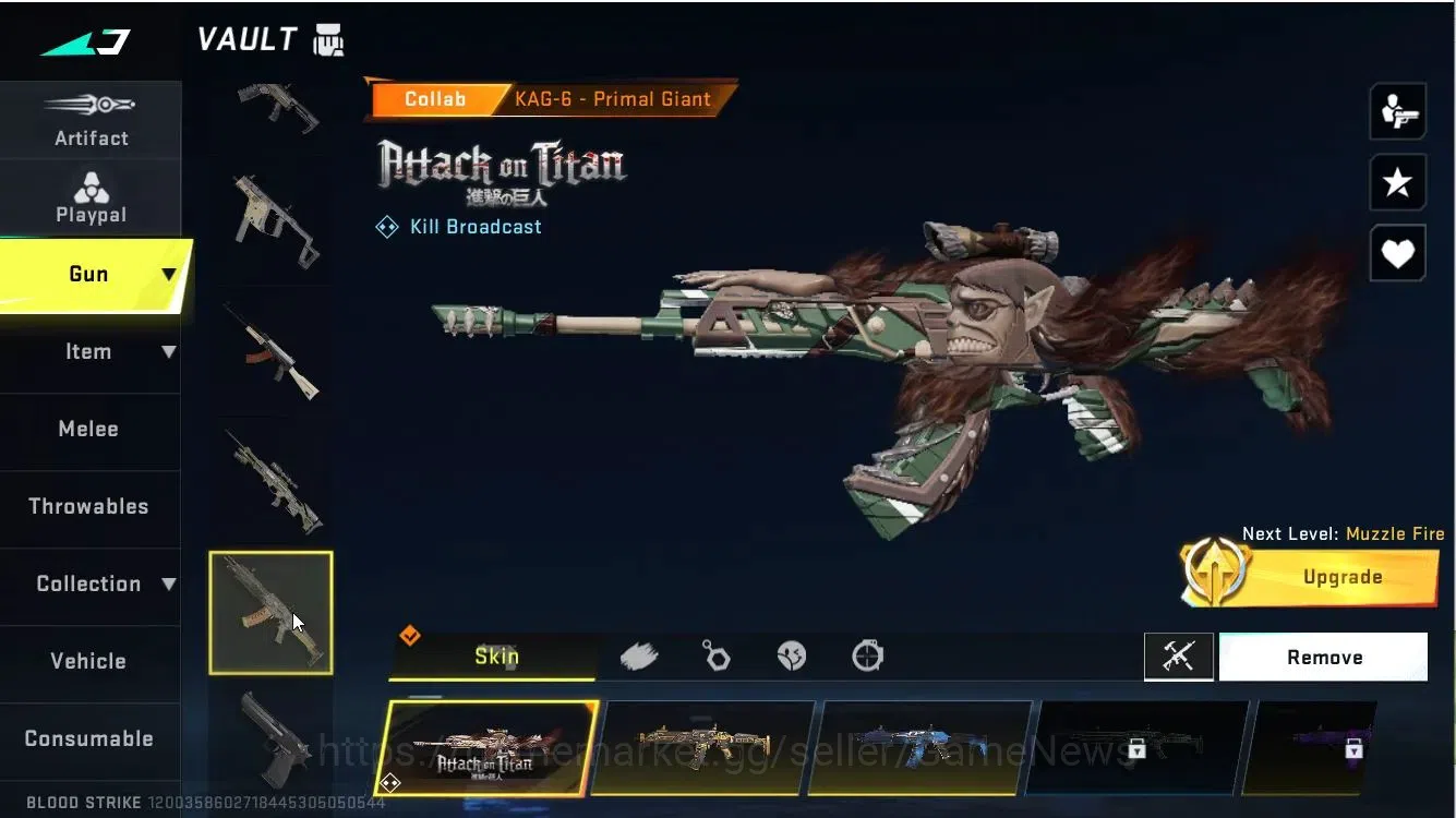 Blood Strike Accounts ASIA|7 ULTRA[VAL,BLAST,M4A1,VECTOR,SCAR,etc]+Melee image 14