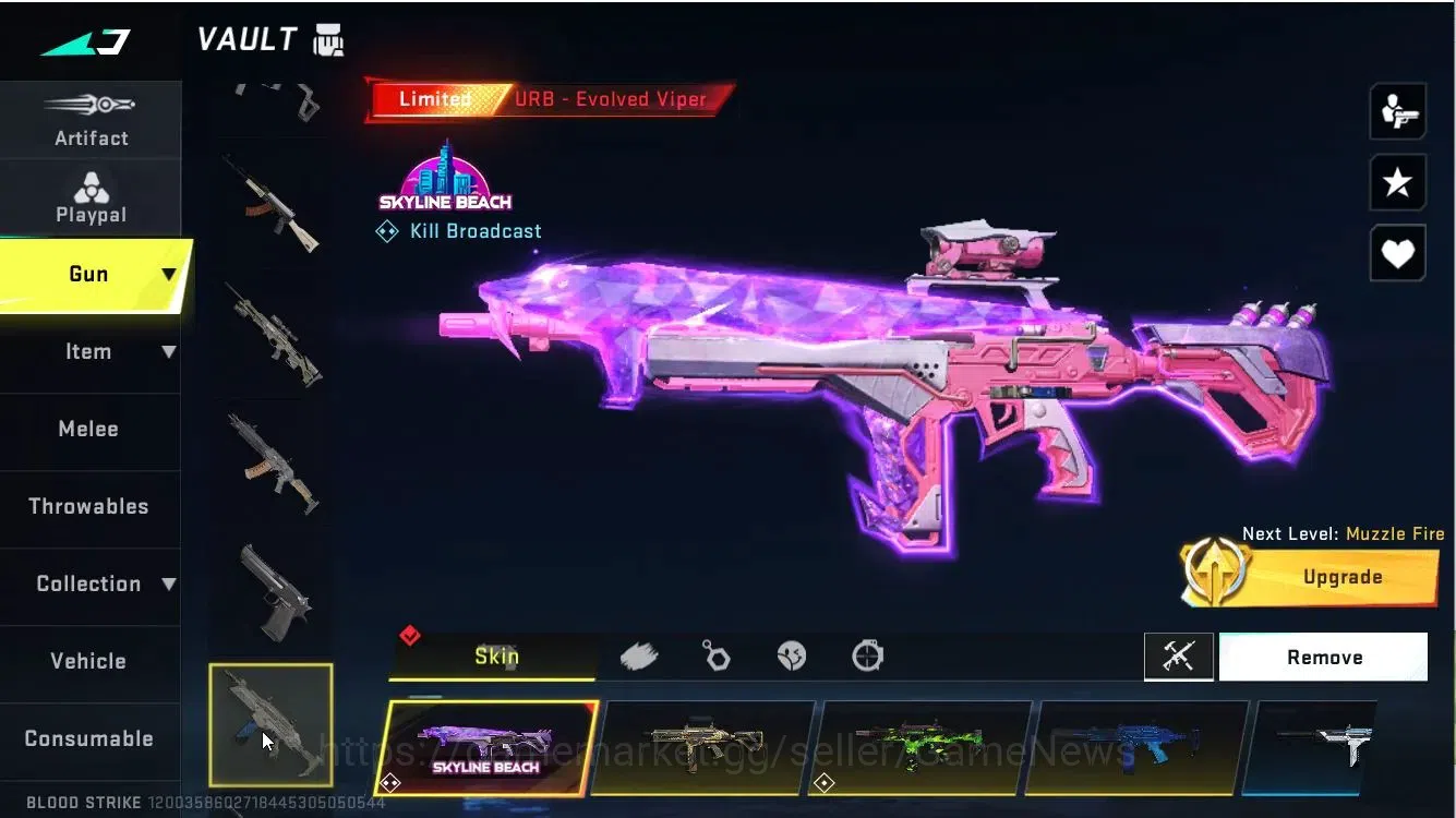 Blood Strike Accounts ASIA|7 ULTRA[VAL,BLAST,M4A1,VECTOR,SCAR,etc]+Melee image 15