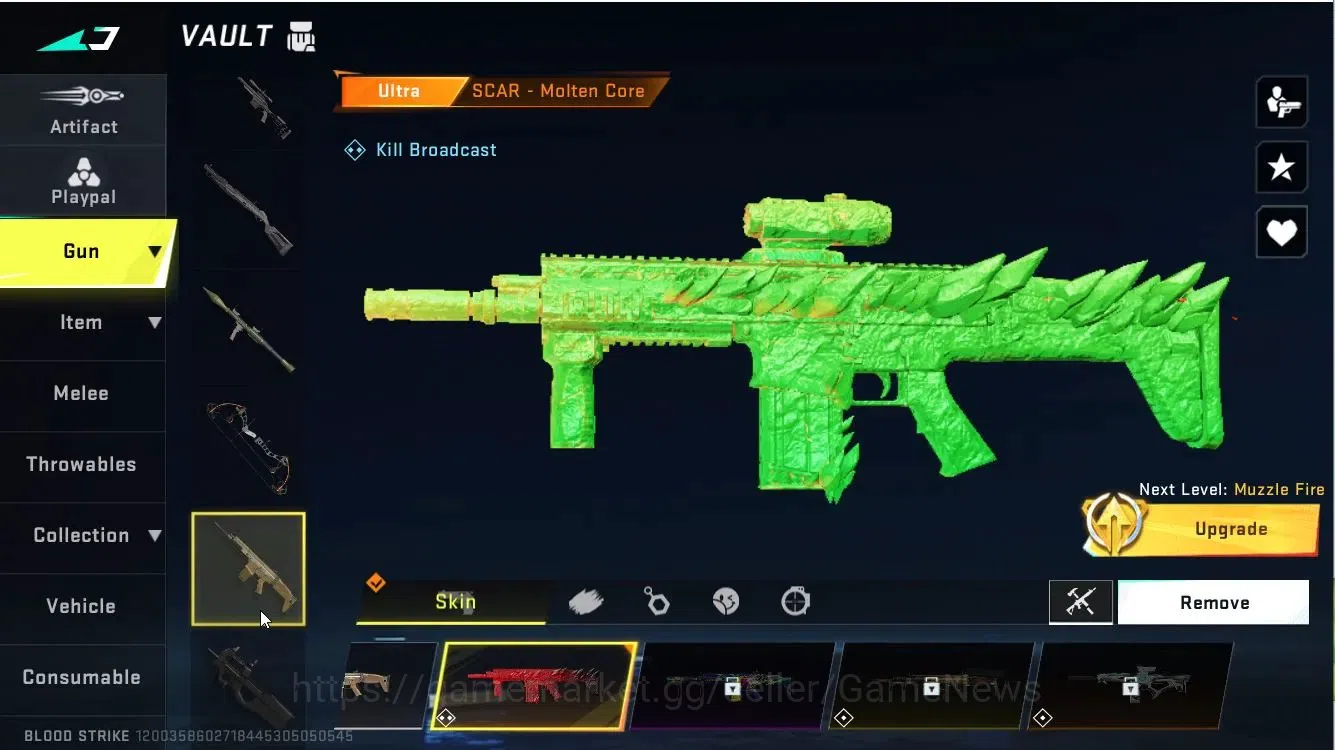 Blood Strike Accounts ASIA|7 ULTRA[VAL,BLAST,M4A1,VECTOR,SCAR,etc]+Melee image 16