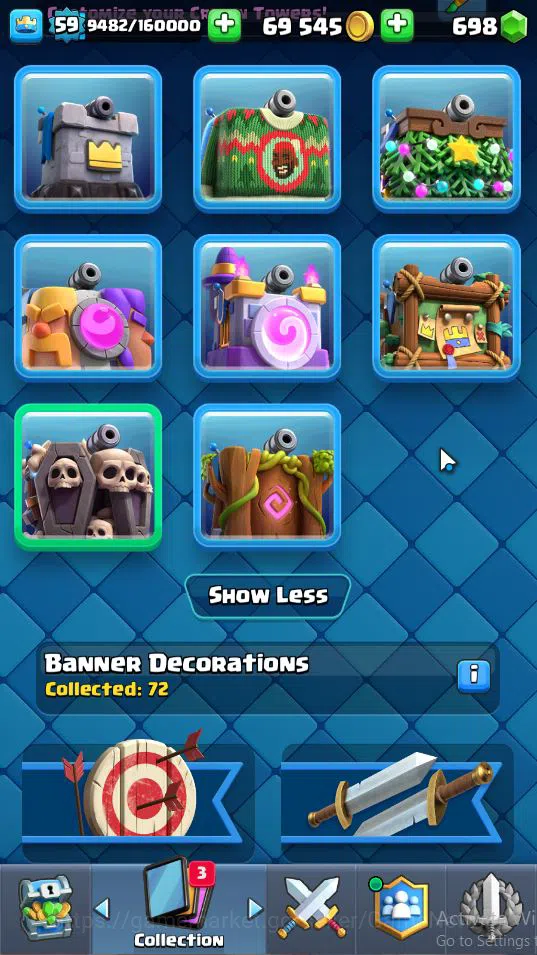 Clash Royale Accounts Lv 59|Trophy 10410|KTL 15|Limited Skin|Card 121|2 image 6