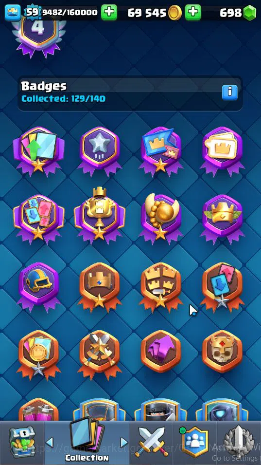 Clash Royale Accounts Lv 59|Trophy 10410|KTL 15|Limited Skin|Card 121|2 image 7
