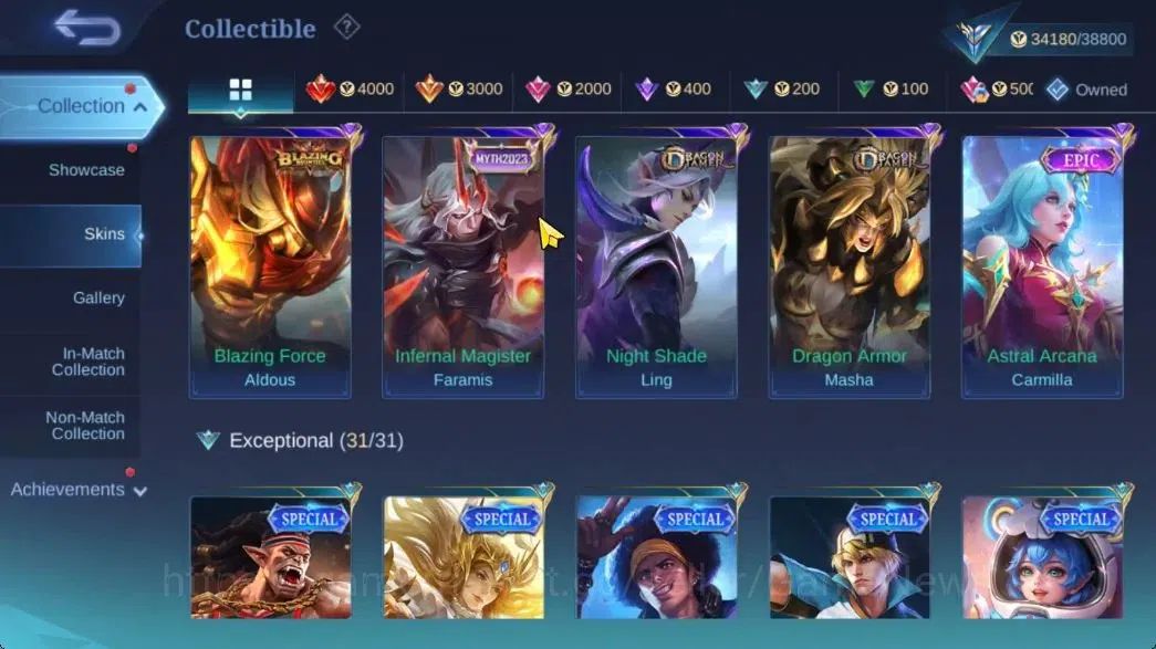 Mobile Legends: Bang Bang Accounts Hero 129|Skin 172|CC Nata,Lbox Guinevere,Fanny(Lig image 10