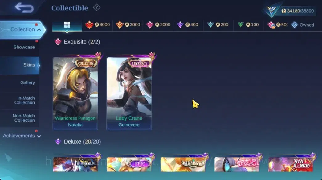 Mobile Legends: Bang Bang Accounts Hero 129|Skin 172|CC Nata,Lbox Guinevere,Fanny(Lig image 6
