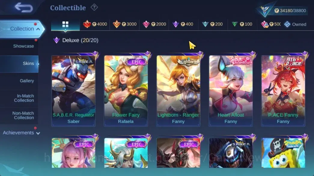 Mobile Legends: Bang Bang Accounts Hero 129|Skin 172|CC Nata,Lbox Guinevere,Fanny(Lig image 7