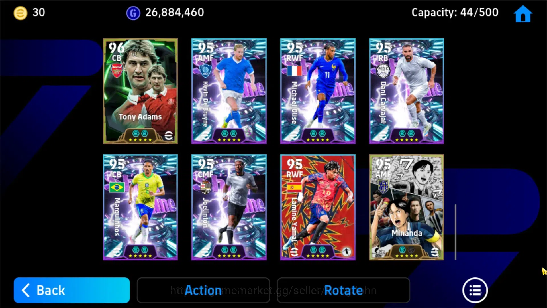 eFootball Accounts Android|PW 3216|Epic Pelé,Kahn,Reus,Nico Orelly Sh image 2