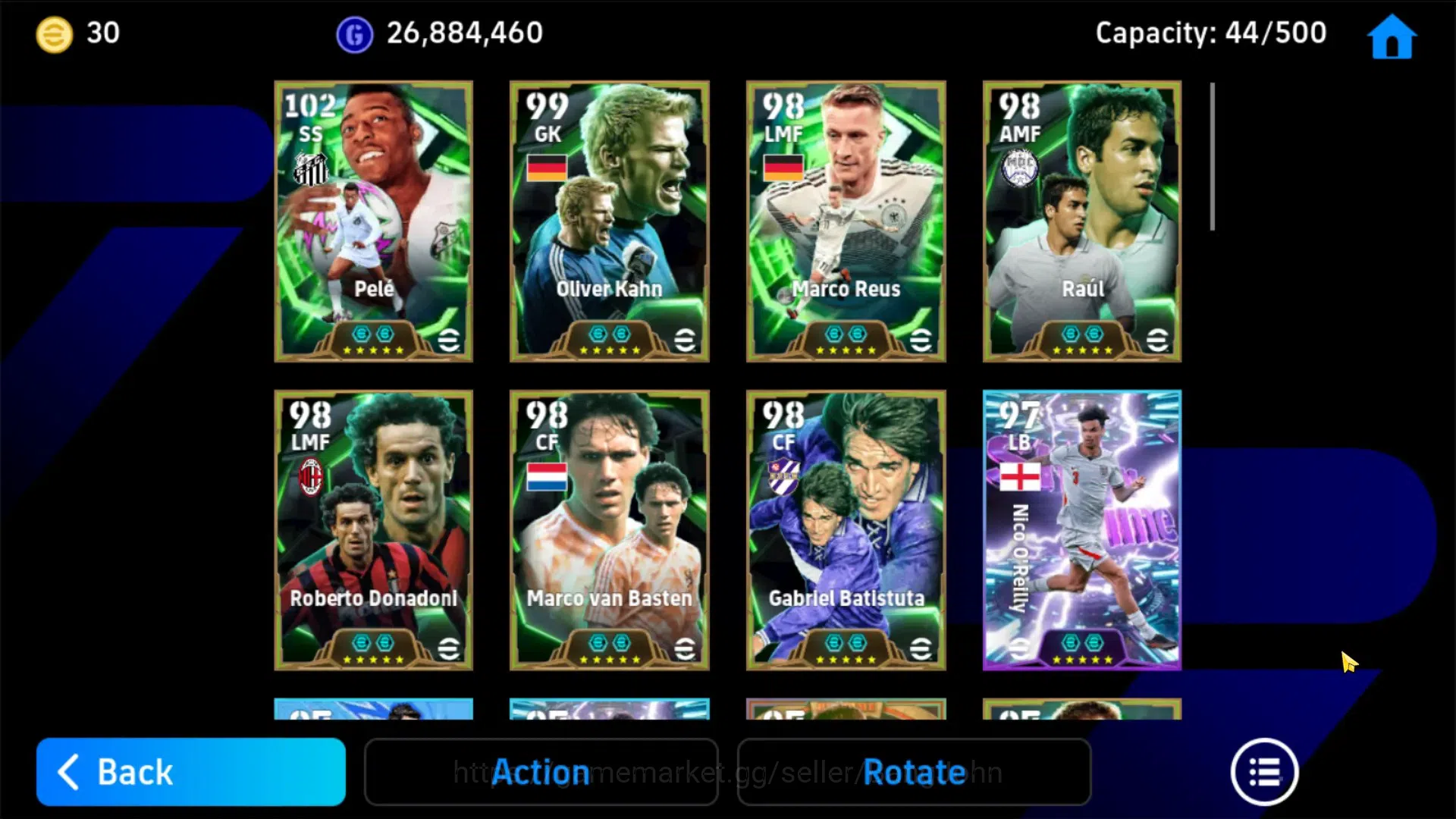 eFootball Accounts Android|PW 3216|Epic Pelé,Kahn,Reus,Nico Orelly Sh image 6