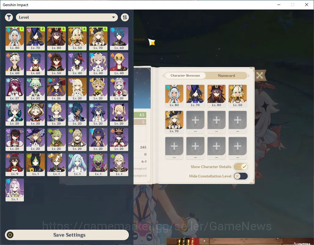 Genshin Impact Accounts Mid Game ASIA|AR 45|5 Limited|Mualani,Xilonen,HuTao,Navia,Clorinde|Fragile Resin 50|Low Explore 2