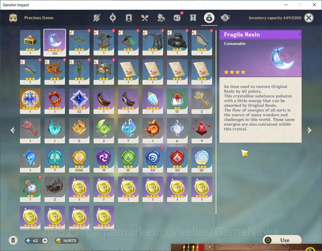 Genshin Impact Accounts Mid Game ASIA|AR 45|5 Limited|Mualani,Xilonen,HuTao,Navia,Clorinde|Fragile Resin 50|Low Explore 9