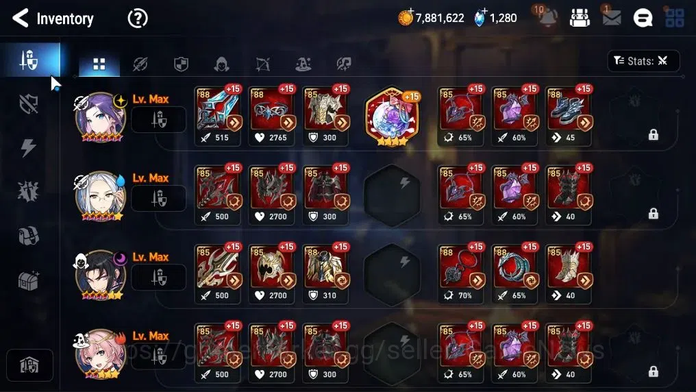 Epic Seven Accounts GLOBAL Unverif|NewEra|2 ML(Abyssal Yufine,S Taeyou image 8