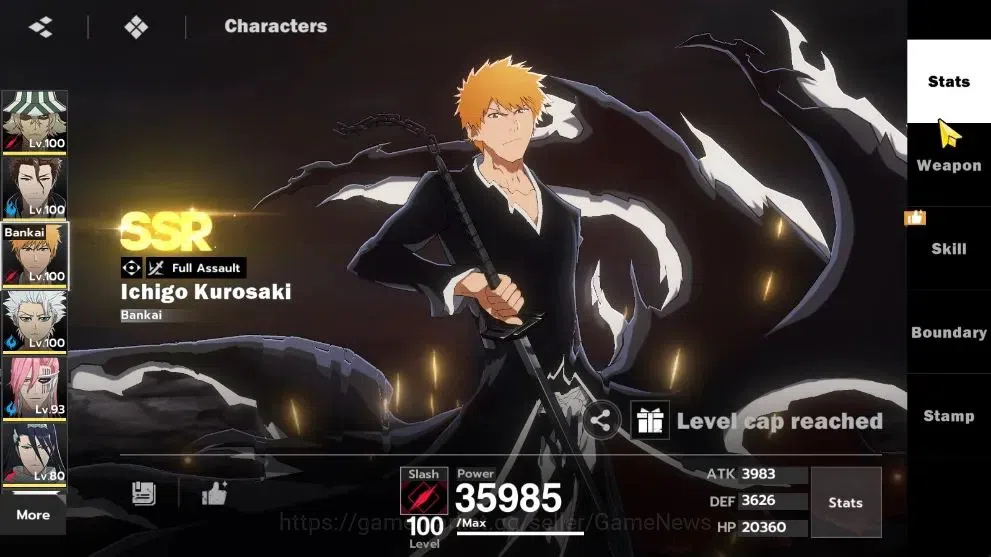 BLEACH: Soul Resonance Accounts NuverseSEA|LV 71|10 SSR[(UrahB2,AizenB1,IchiBan,To image 11
