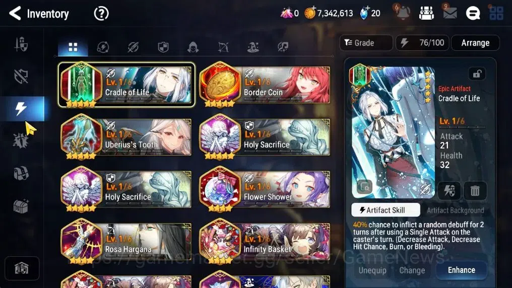 Epic Seven Accounts GLOBAL Unverif|2 ML(Salome,Abyssal yufine)+Cecilli image 11