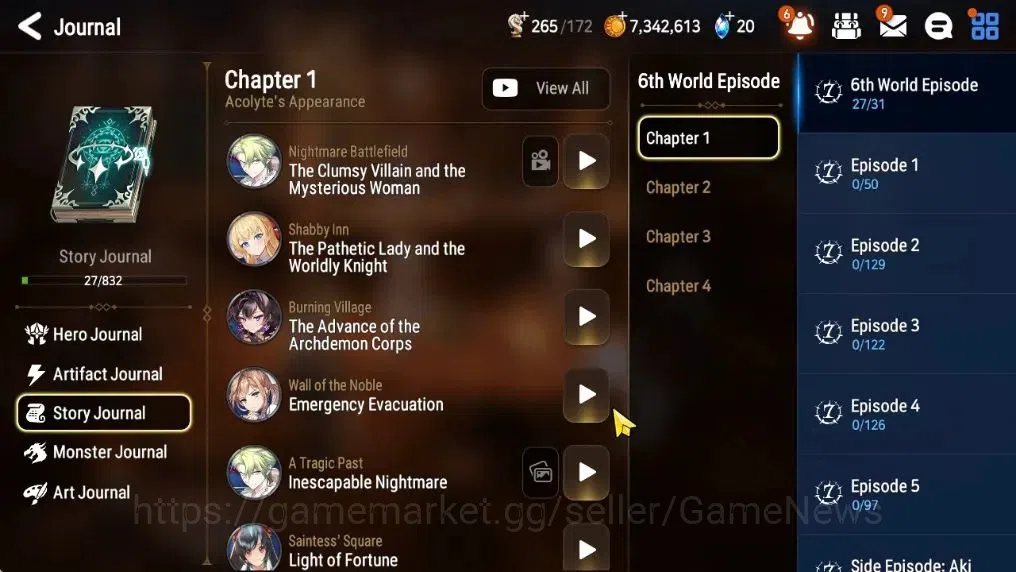 Epic Seven Accounts GLOBAL Unverif|2 ML(Salome,Abyssal yufine)+Cecilli image 18