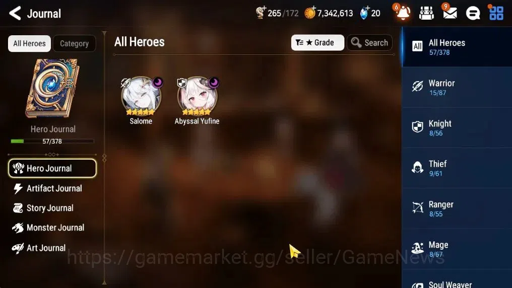 Epic Seven Accounts GLOBAL Unverif|2 ML(Salome,Abyssal yufine)+Cecilli image 6