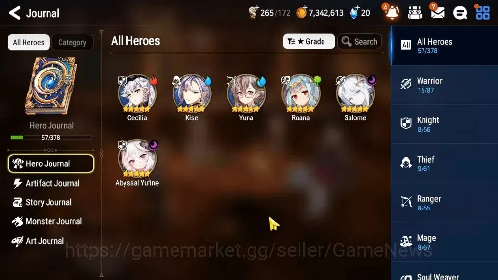 Epic Seven Accounts GLOBAL Unverif|2 ML(Salome,Abyssal yufine)+Cecilli image 7
