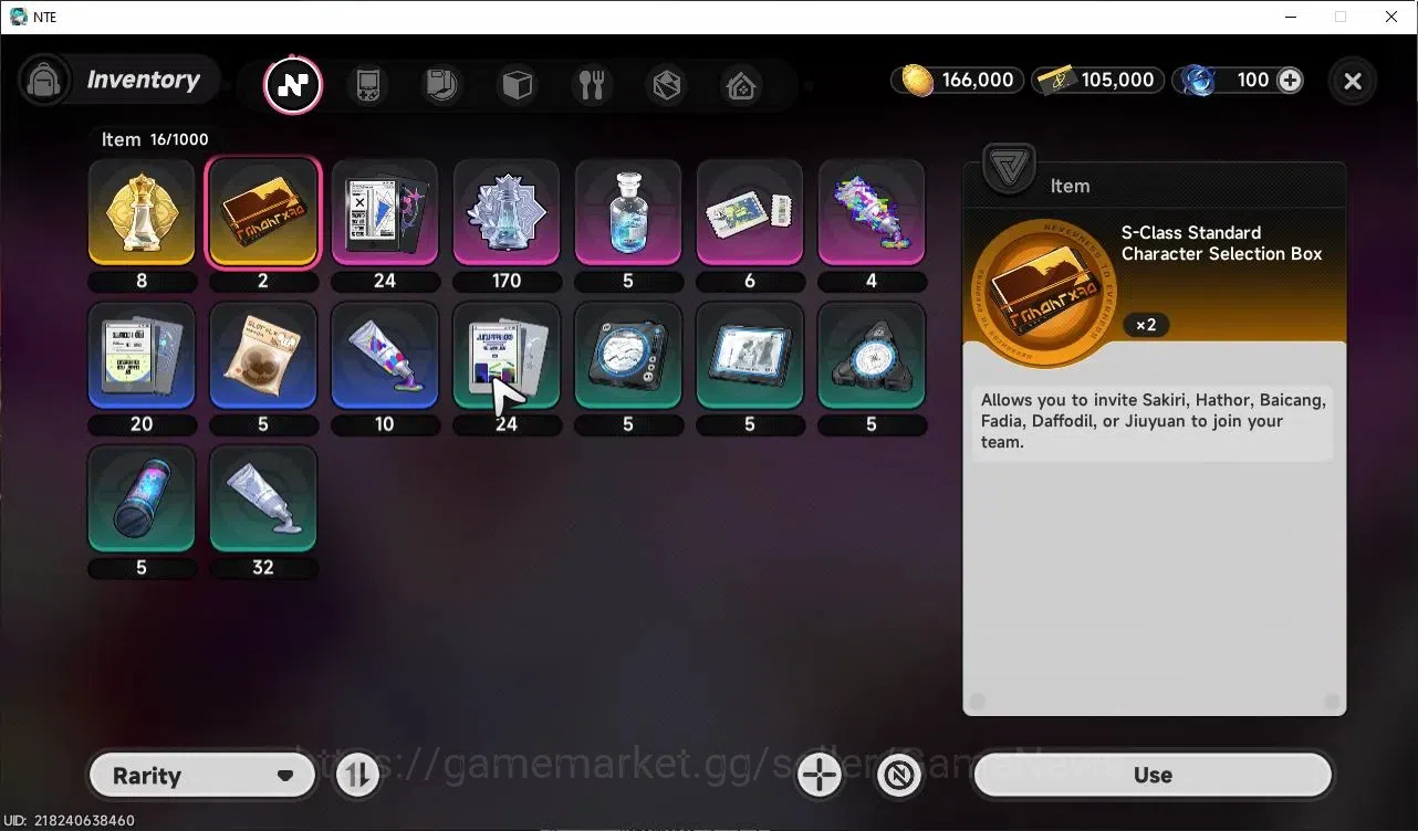 Neverness to Everness Accounts GLOBAL SEA|HL 3|1 Limited S-Class| Shinku |+2 S-Class Selector Box|Selector ON|Underboss 7