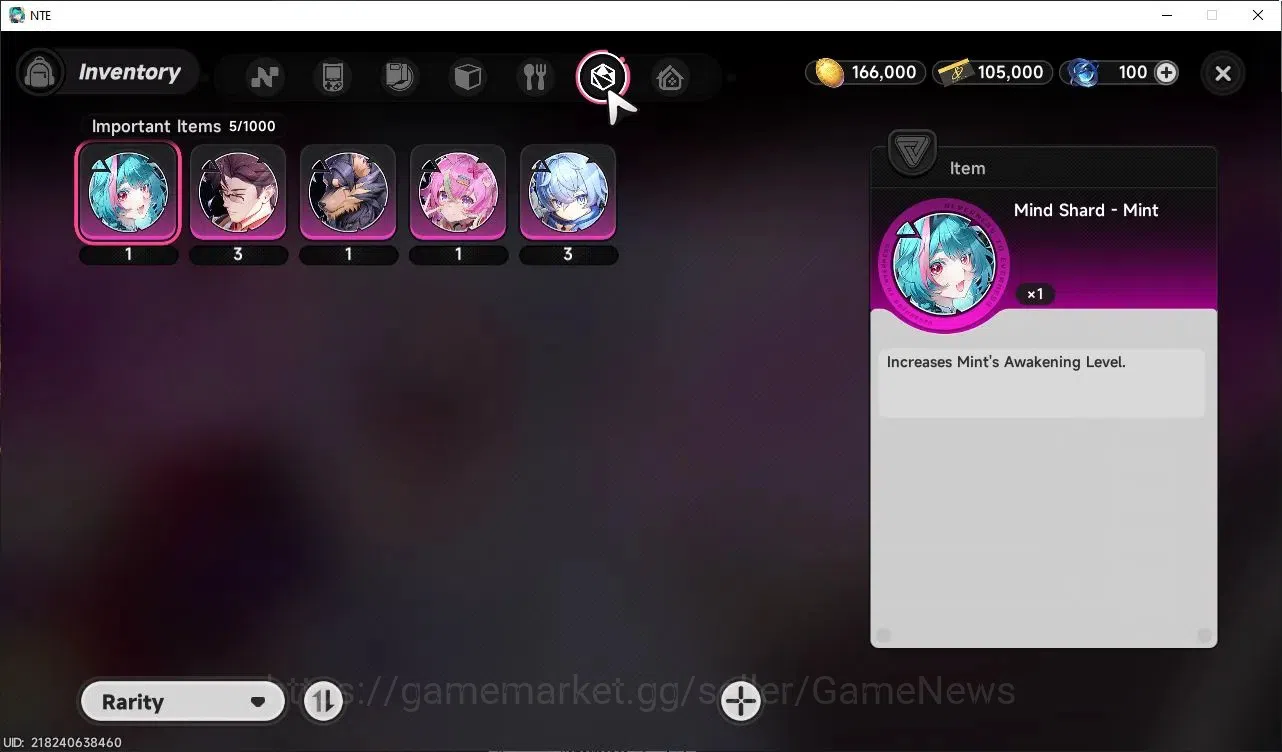 Neverness to Everness Accounts GLOBAL SEA|HL 3|1 Limited S-Class| Shinku |+2 S-Class Selector Box|Selector ON|Underboss 9