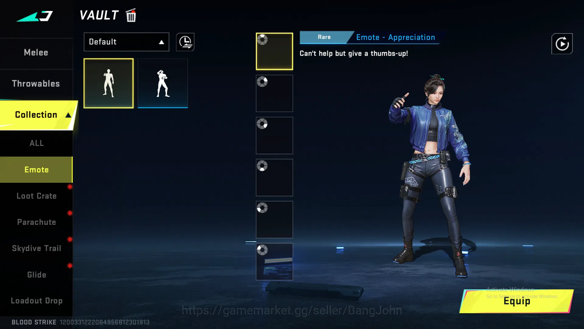 Blood Strike Accounts ASIA Collab Ak47 Asuka BS081B image 6