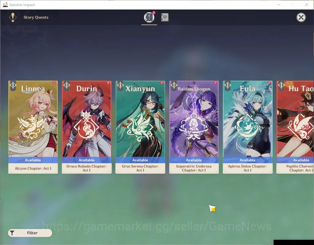 Genshin Impact Accounts ASIA|AR 50|2 Limited+3 (*5Standard)|Nicole,Varka|1 image 17