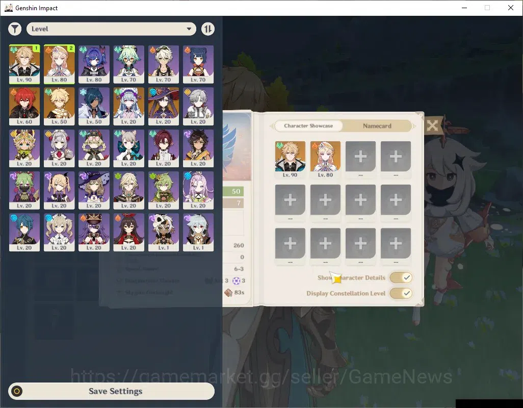 Genshin Impact Accounts ASIA|AR 50|2 Limited+3 (*5Standard)|Nicole,Varka|1 image 2