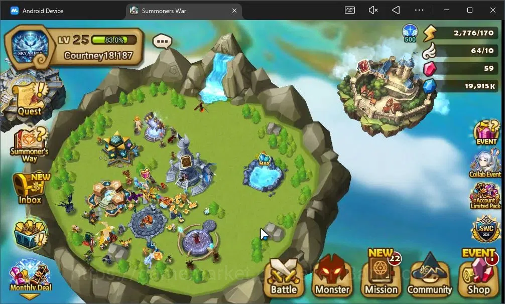 Summoners War: Sky Arena Accounts Starter GLOBAL | NB 5 TESHAR,Starter Gacha 115 12Y+160 11Y Scrool, 3 Legendary All 1