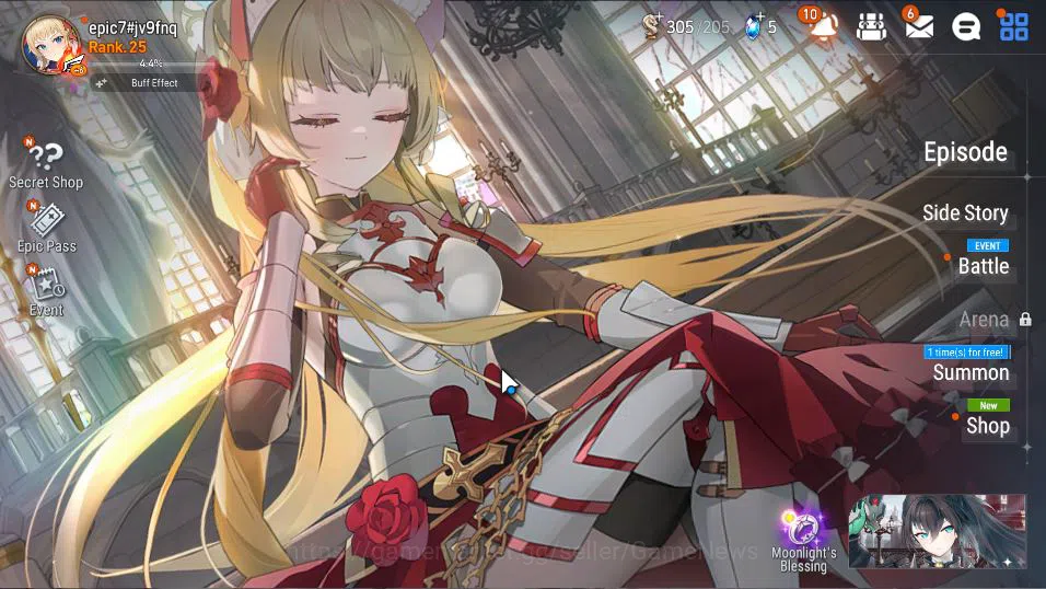 Epic Seven Accounts Global Unverif|Starter|2 ML (Designer Lilibet,Sage image 1