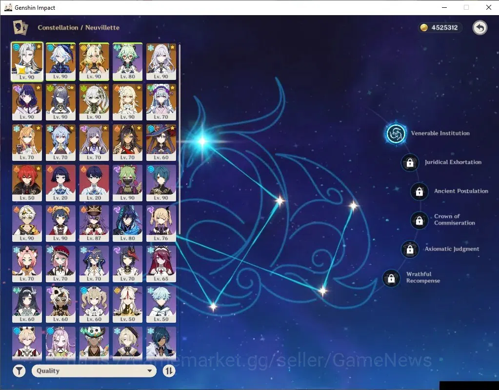 Genshin Impact Accounts Asia|AR 58|9 Limited+6(*5Wep)|[NeuviletteC1,Lauma, image 3