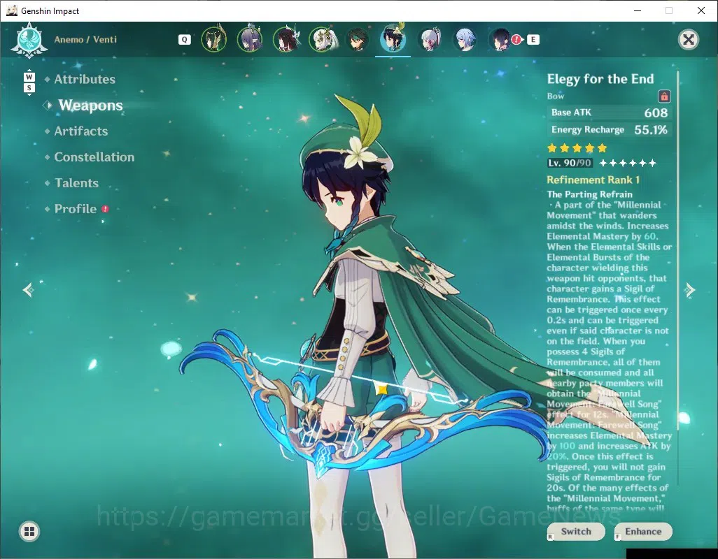 Genshin Impact Accounts ASIA|AR 60|LunarBloom Team Nefer|Mavu Team|23 Limi image 9