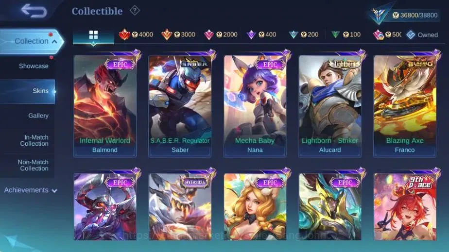 Mobile Legends: Bang Bang Accounts Global|Skin 172|Expert|Collector Natalia,PACE Fann image 6