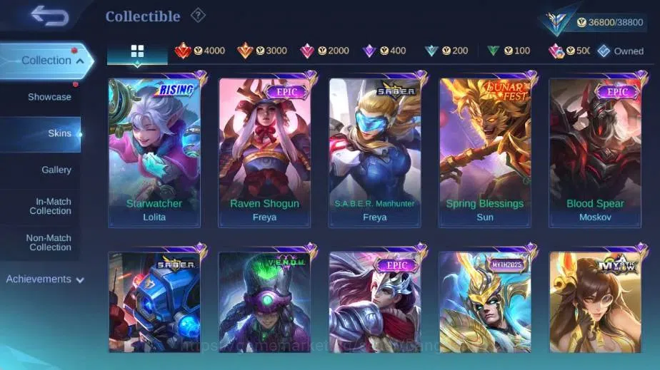 Mobile Legends: Bang Bang Accounts Global|Skin 172|Expert|Collector Natalia,PACE Fann image 8