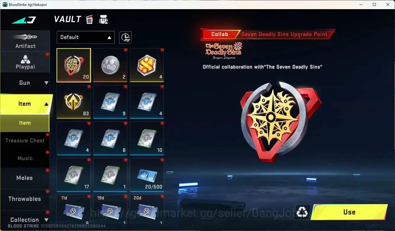 Blood Strike Accounts ASIA |COLLAB=AK47,KAR98K,QBZ95|LIMITED=AR97|ULTRA= image 10