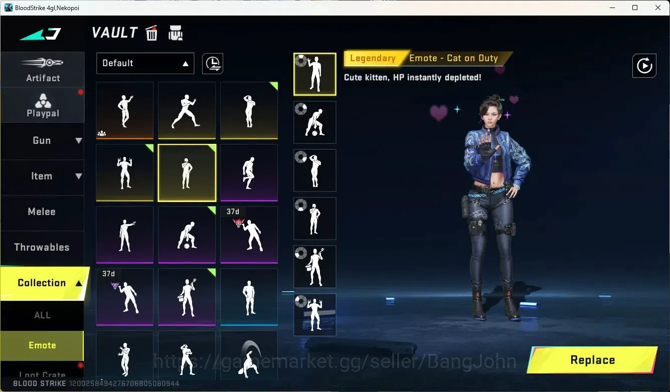 Blood Strike Accounts ASIA |COLLAB=AK47,KAR98K,QBZ95|LIMITED=AR97|ULTRA= image 14