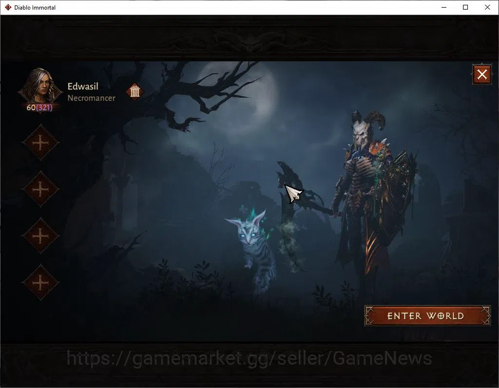 Diablo Immortal Accounts SEA - Vasily|Lv60 (321) Necromancer|31K CR|Reso 48 image 1