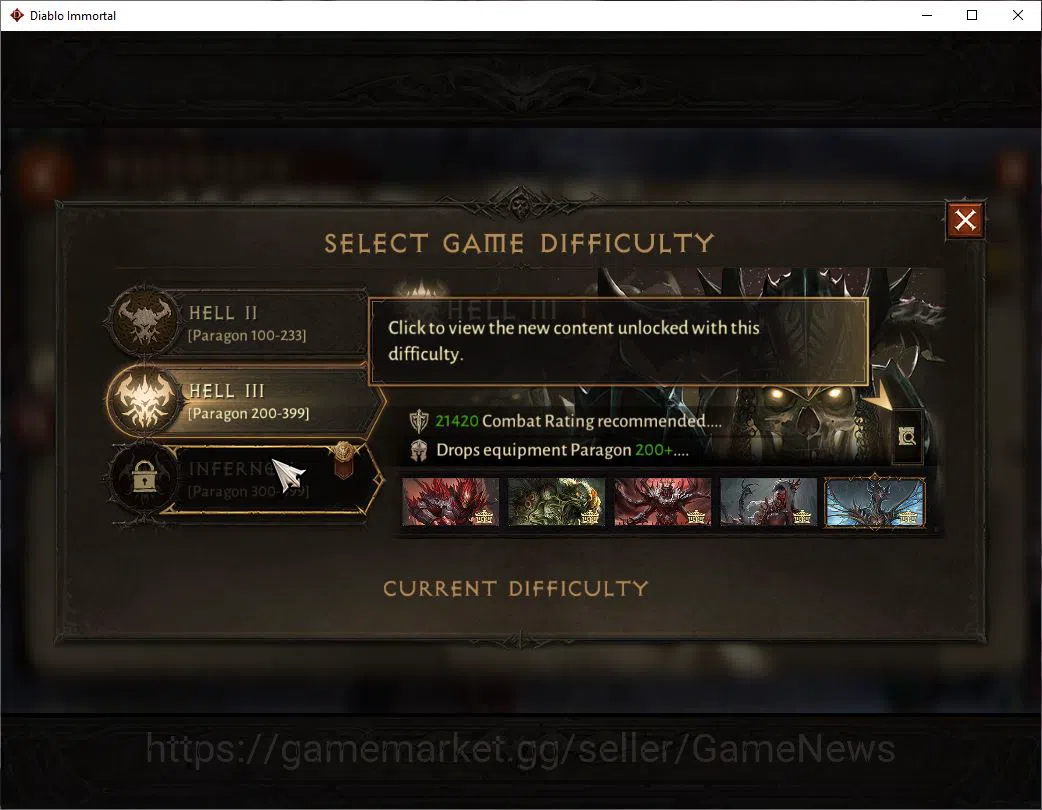 Diablo Immortal Accounts SEA - Vasily|Lv60 (321) Necromancer|31K CR|Reso 48 image 2